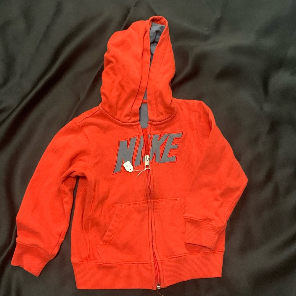 Nike 4T Red Zip Up Hoodie